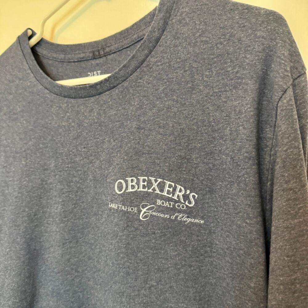 Obexer's Boat Company Tee Tshirt Long Sleeve Tahoe Mens XL